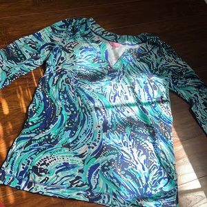 Lilly Pulitzer long sleeve shirt UPF 50+